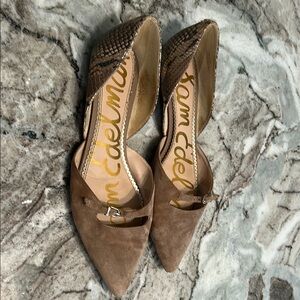 Sam Edelman Brown Pointed Toe Flats